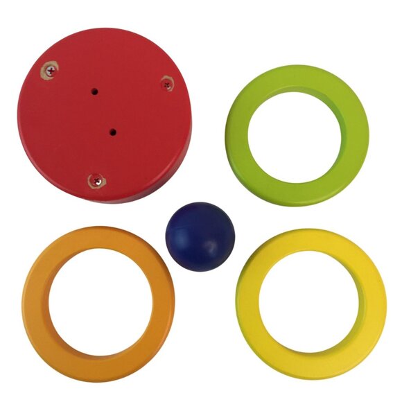 Lovevery Explorer Kit Stacking Rings Clear Tube & Ball Montessory Toy - Picture 4 of 4